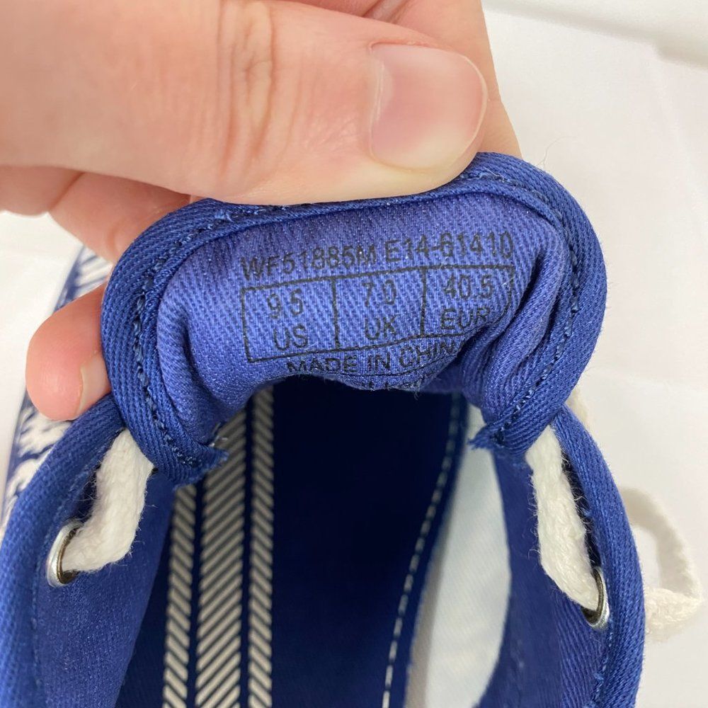 Keds Women's 9.5 Blue White Champion Ikat Oxford Tennis Shoes - Picture 5 of 9